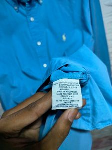 Polo Ralph Lauren Blue Button-Up Shirt
