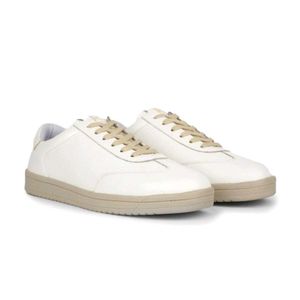 Men's White Leather Sneakers