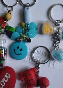 Cute Keychain Collection 6 pcs set