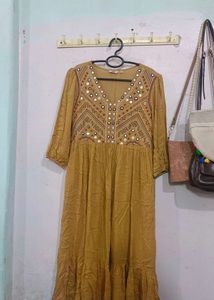 Boho Embroidered Maxi Dress