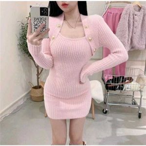 furry Pink Dress