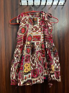 multicolour pretty short kurti