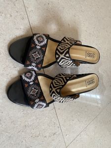 Bohemian detour block heels