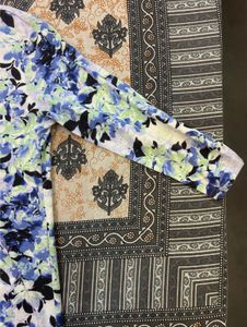Floral Print Long Sleeve Top