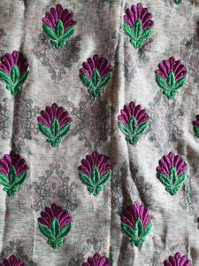 3 piece embroidered suit,green salwar &amp; dupatta