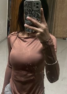 H&amp;M Brown Long Sleeve Bodysuit