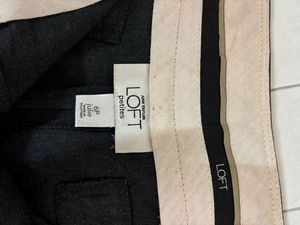 Ann Taylor LOFT Flared Grey Trousers