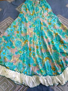 Bohemian Floral Print Maxi long Skirt
