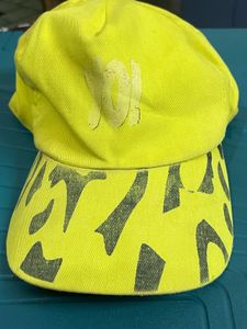 Neon Yellow Baseball Cap for 7-12 years kid
