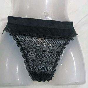 ❤️‍🔥 Black Lace Trim Briefs