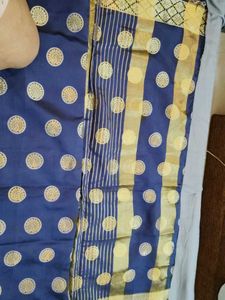 Elegant Banarasi Blue Silk Saree❤️