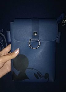 Mickey Mouse Blue Crossbody Bag