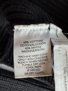 Loft - Black Ribbed Sweater (imported)