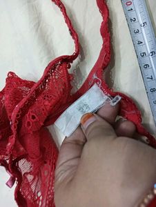 💛 Women's Red Lace Thong Briefs
