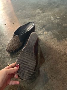Stylish Brown Wedge Sandals