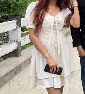 Cute White Mini Dress
