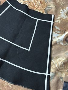 KOREAN B&amp;W Mini Skirt