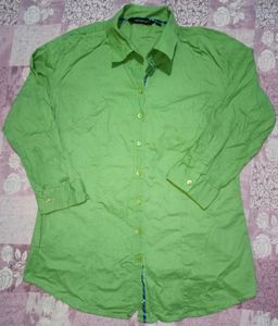 Green Button-Down Shirt