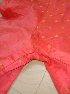 Unused Peach Sharara Gota Work Palazzo for Women