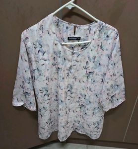 Pink western top XXL