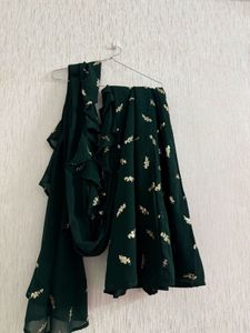 cool indo western saree