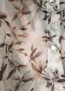 Sheer Floral Print Blouse🍂