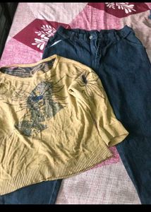 JEANS 👖 and TOP