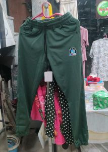 Green Casual Pants