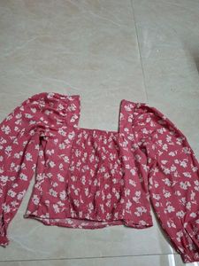 floral top and tunic