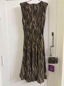 Black and Gold Glitter Dress