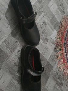 Black Mary Jane Style Shoes