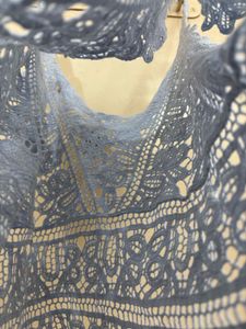 Blue Crochet Tank Top