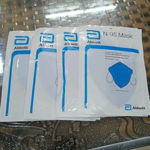 Combo Of 4 N-95 Mask..Brand New And Packed