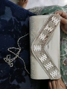 Silver Clutch