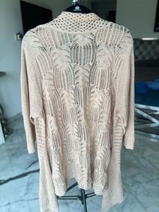 Peach Knit Cardigan