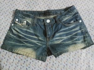 y2k Blue Denim Shorts