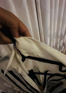 Chic Striped Sheer Blouse