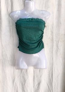 14410. Chic Ruched Strapless Top
