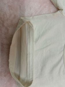 H&amp;M Cropped Scoop Neck T-Shirt