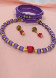 Combo Silk Thread Necklace Set 🥰