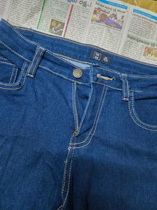 Classic Dark Wash Straight Leg Jeans