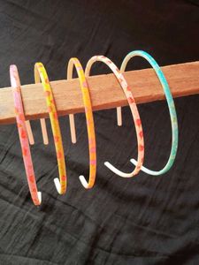 Set of 5 Patterned Hairbands