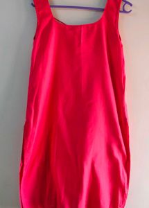 Bright Pink Sleeveless kurti