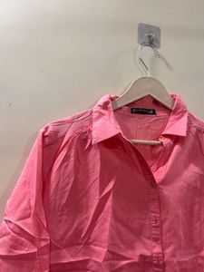 Cute Pink Button up shirt!