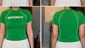 Vibrant Green "Originals" T-Shirt S size