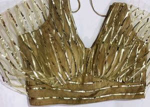 Sparkling Sequined Ethnic Blouse