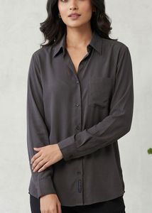 Classic Dark Brown Button-Up Shirt