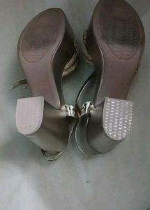 Gold Platform Heels