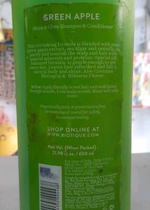 Biotique Green Apple Shampoo &amp; Conditioner