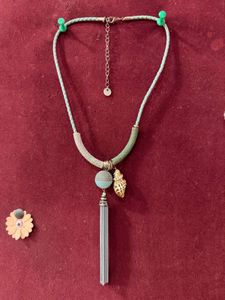 Boho Seashell Tassel Pendant Necklace